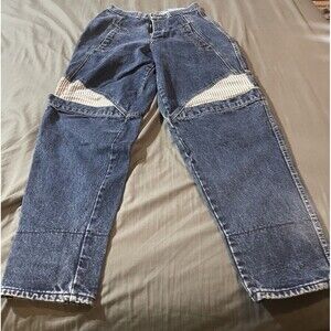 Vintage Manisha 90’s Mom Jeans Size 11 With Knee Pockets Retro Y2k Street
